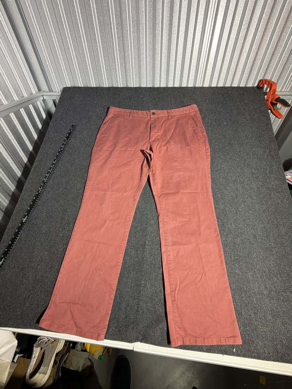 Bonobos Straight Fit Chino Pants Pink Size 38x30